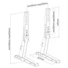 TV Standfuß Universal 13 - 37 zoll für LED Bildschirm Produktbild-Vorschau 3