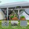 Outsunny Tonnelle pliante tonnelle de jardin extšŠrieure Voir les images du produit 3