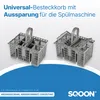 SQOON Besteckkorb Spülmaschine Universal, Spülmaschinenkorb Produktbild-Vorschau 4