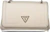 A white Guess handbag is shown from the front against a white background. Produktbild-Vorschau