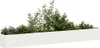vidaXL Fioriera bianca 360x40x40 cm Acciaio laminato a Anteprima dell’immagine prodotto 1