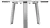 The underside of a table or stand with metal legs. Produktbild-Vorschau