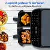 MEDION P20 XXL Heißluftfritteuse mit 2 Kammern (8,7 Liter, Produktbild-Vorschau 3