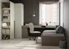Furniture24 Schreibtisch Mit Container Woow Set-05L - Grau Produktbild-Vorschau 8