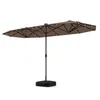 COSTWAY podwójny parasol 400x 200cm, parasol ogrodowy z Podgląd zdjęcia produktu 1