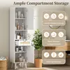 Mobiletto alto da bagno Flieks con ante in rattan, design Anteprima dell’immagine prodotto 7