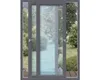 Schiebetür Kunststoff anthrazit mit ESG 2100x2100 mm Produktbild-Vorschau 2