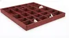 Woodweaver | Schmuckregal Holz Bordeaux – 28 Fächer Produktbild-Vorschau 5