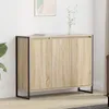 vidaXL Bočná skrinka Sonoma 96,5 x 30 x 75 cm Materiál na Náhľad obrázku produktu 3