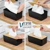Vilde | Scatola per fazzoletti - Nero - 24x13x9,5 cm - Anteprima dell’immagine prodotto 4