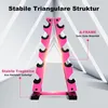 5-Stufiger Stahl-Hantelständer Trainingsregal Heimstudio Produktbild-Vorschau 3