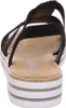 Rieker Keilsandaletten Damen 31373730393531 Schwarz 39 EU Produktbild-Vorschau 60