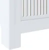 vidaXL Rivestimento per radiatori in MDF bianco 205 cm Anteprima dell’immagine prodotto 8