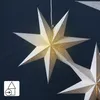 BEST SEASON Stern Sensy Star Papier zum hängen incl. Kabel Voir les images du produit 12