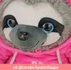 Faultier mit Pullover Plüschtier pink "Be Happy" - ca. 60 Produktbild-Vorschau 4