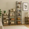 Relaxdays Bücherregal, Industrial, 4 Fächer, HxBxT: 122 x Produktbild-Vorschau 5