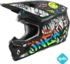 O'NEAL Kinder Motocross Helm 3SRS Rancid , Schwarz Weiß, XL Produktbild-Vorschau 11
