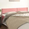 vidaXL Kopfteile Rosa 180x5x78/88 cm Samt Produktbild-Vorschau 2