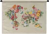 MuchoWow® Wandteppich Wandbehang Weltkarte - Vintage - Produktbild-Vorschau 1