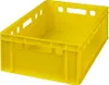 E2 Kisten mit grauem Deckel 600 x 400 x 200 mm Farbe: gelb Produktbild-Vorschau 4