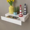 vidaXL Étagère murale avec tiroir MDF blanc Voir les images du produit 9