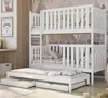Hochbett mit Ausziehbett aus Massivholz, zwei Schubladen, Produktbild-Vorschau 1