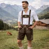 Pantaloni corti in pelle tradizionali da uomo PAULGOS - HK3 Anteprima dell’immagine prodotto 10