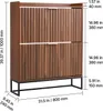 VEVOR Schuhschrank mit 2 Klappen, platzsparender Produktbild-Vorschau 8