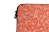 MuchoWow® Laptop Hülle 13 Zoll Ein orange-weißes Produktbild-Vorschau 3
