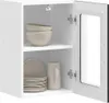 vidaXL Küchen-Hängeschrank mit Glastür Kalmar Schwarz Produktbild-Vorschau 4