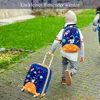 2tlg. Kinderkoffer + Rucksack aus Kunststoff Kindertrolley Produktbild-Vorschau 3