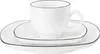 Seltmann Weiden Lido Black Line eckig Kaffeeservice 18tlg. Produktbild-Vorschau 3