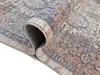 Kulatý koberec 100 cm FRANCO s ornamenty - modrý / béžový Náhled obrázku produktu 3