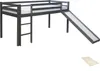 Homestyle4u Kinder Hochbett mit Lattenrost Rutsche Leiter Produktbild-Vorschau 10