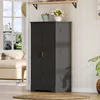 Merax Küchenschrank mit LED-Sensorlicht, Hochschrank mit Produktbild-Vorschau 12