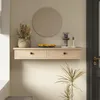 Étagère suspendue avec portes, marron, style moderne, style Voir les images du produit 4