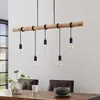 Lindby Hängeleuchte Rom, 5-flg., Holz, Seil, schwarz, 116 Produktbild-Vorschau 10