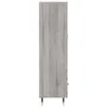 The Living Store Highboard Grau Sonoma 69,5x31x115 cm Produktbild-Vorschau 7