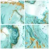 Bilder auf glas - Abstraktion blau Wasser modern - 120x80cm Produktbild-Vorschau 8