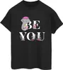 Disney - "Be You" T-Shirt für Damen BI18319 (M) (Schwarz) Produktbild-Vorschau 1