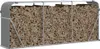 vidaXL Wiata na drewno opałowe jasnoszara 234x45x100 cm Podgląd zdjęcia produktu 3