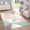 Teppich Kurzflor Modern Trendig Pastell Geometrisches Produktbild-Vorschau 1