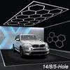 14er-Pack Hexagon LED Deckenleuchte mit Rahmen, 680W LED Produktbild-Vorschau 1
