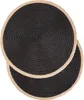 Podložka na stůl HOMLA PLAR černá, sada 2 kusů, 38 cm Náhled obrázku produktu 1