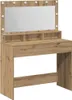 A vanity table with a mirror and lights. Náhled obrázku produktu