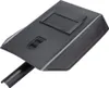 A black welding mask with a handle is shown against a white background. Produktbild-Vorschau