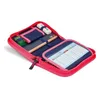 An open pencil case with school supplies inside. Produktbild-Vorschau