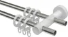 Interdeco Gardinenstange / Vorhangstange Edelstahl-Optik / Produktbild-Vorschau 3