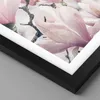 Gerahmtes Poster - Schwarzer Rahmen - Magnolie Blumen Rosa Produktbild-Vorschau 2