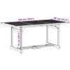 9dílný zahradní jídelní set 180x90x75 cm masivní akáciové Náhled obrázku produktu 11